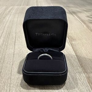 Tiffany & Co. Platinum Wedding Band 7.5